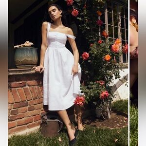 NWT Reformation Tagliatelle Linen Dress